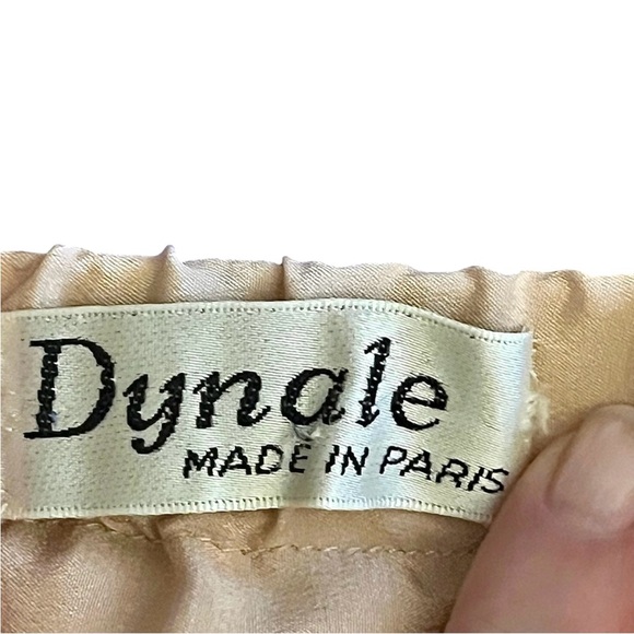 Vintage Hand Painted Silk Dynale Paris two piece with butterfly sleeves. - Picture 13 of 16